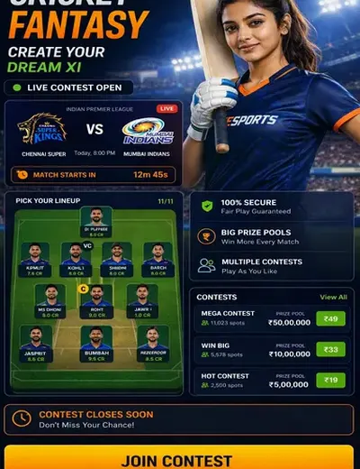 Sangbad (lottery sangbad) fantasy cricket & matchday visual 3